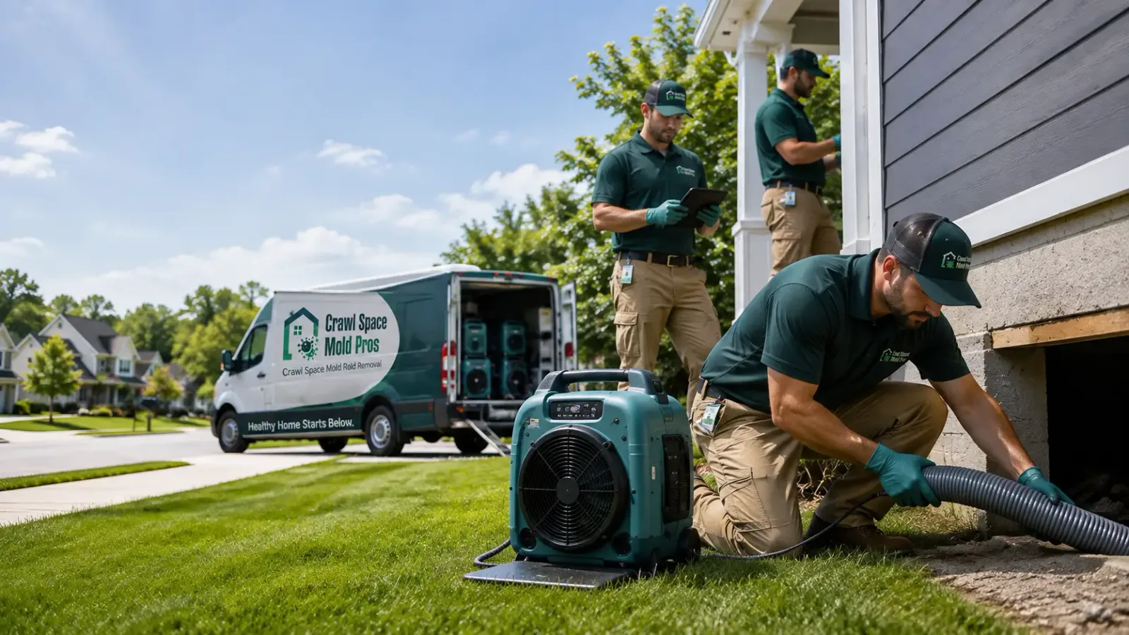 Crawl Space Mold Removal in Hansboro, ND